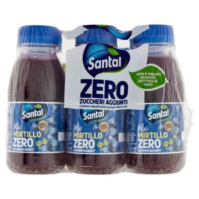 Santal Mix Mirtillo Zero Zuccheri Aggiunti Ml.250 